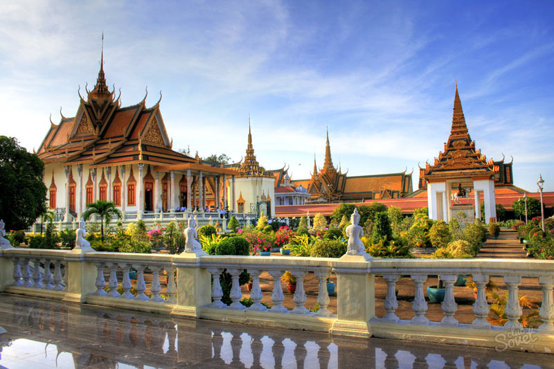 Королевский дворец Пномпень Камбоджа