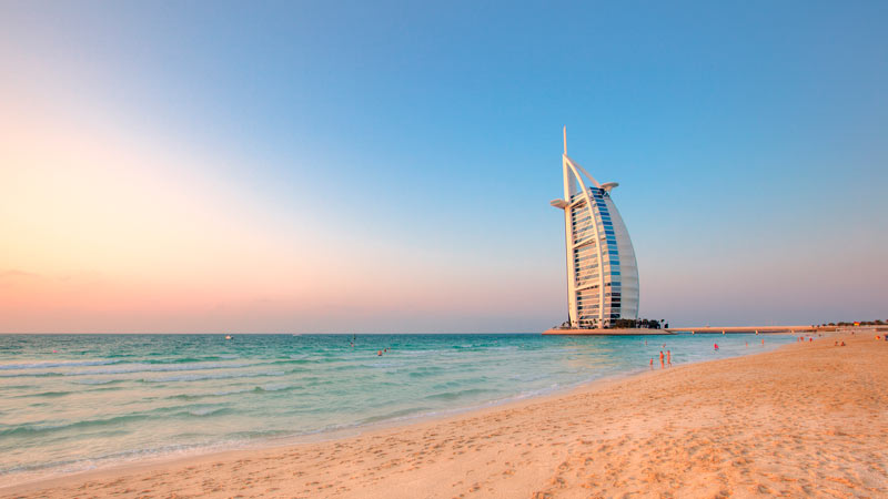пляжи Дубая